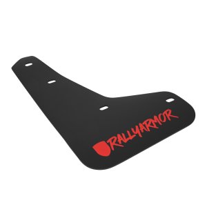 Ford Focus ST Mud Flap - Rally Armor - UR with Red Altered Font Logo - Black - `12-`19